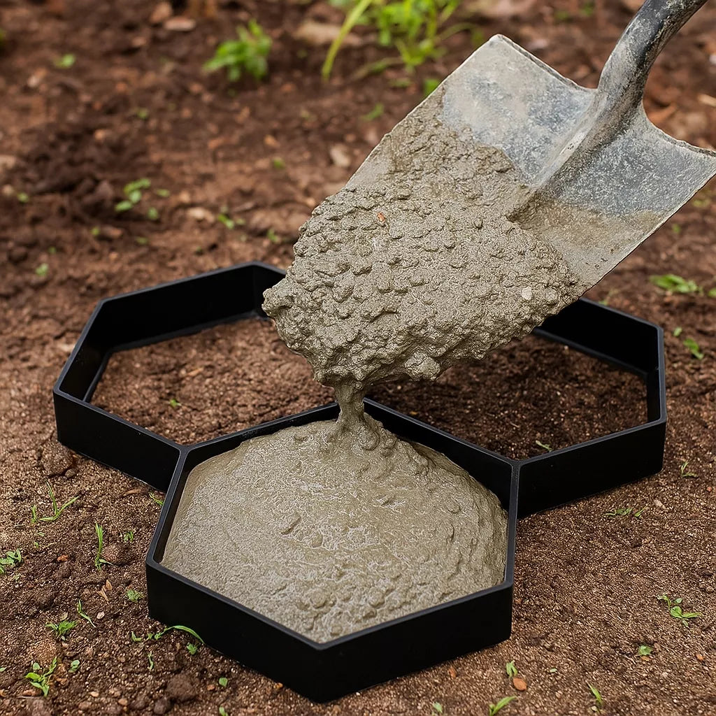 Formă pentru pavele din beton (formă tip fagure), 36 x 36 x 4 cm