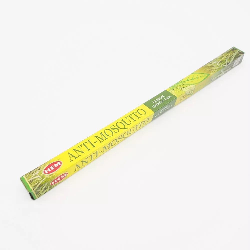 Bețișoare parfumate HEM Anti-Mosquito „Lemon Green Tea”, 8 buc.