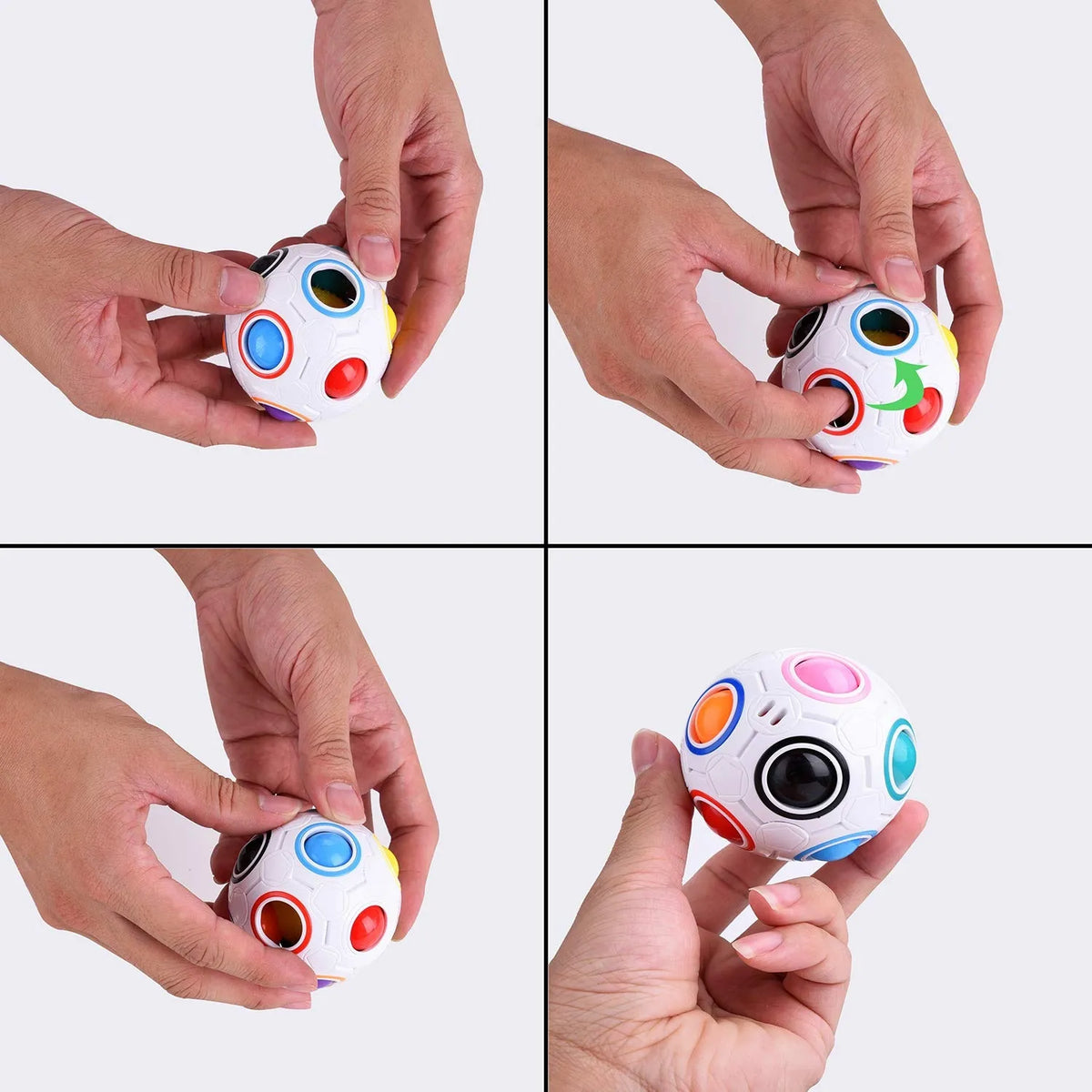 Mingea puzzle „Puzzle Magic Rainbow Ball”