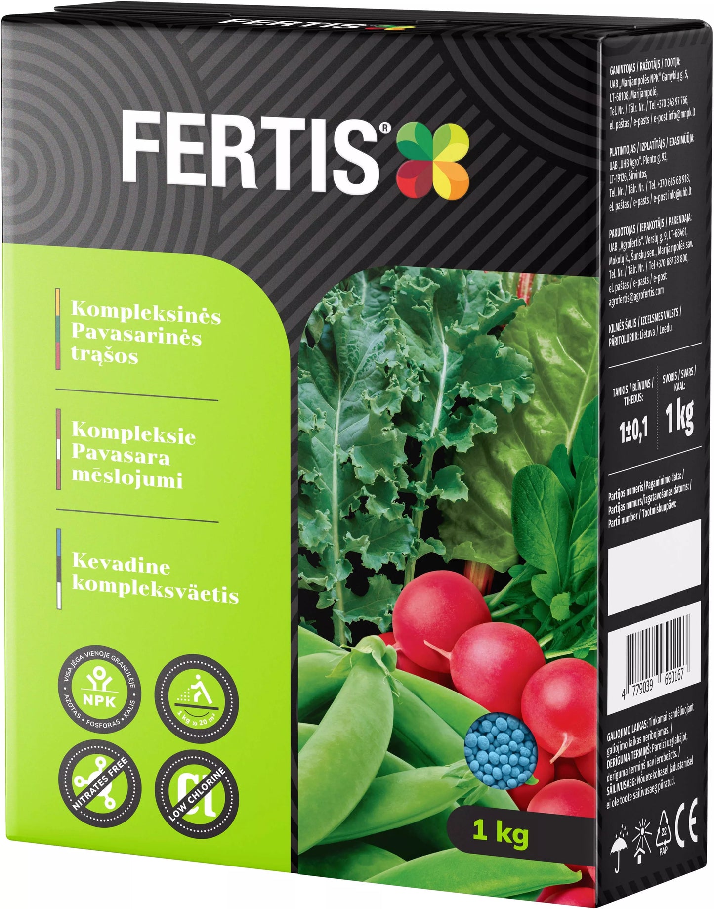Îngrășământ complex de primăvară FERTIS, 1 kg