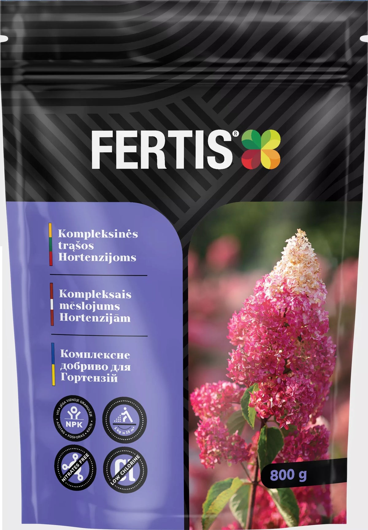 Îngrășăminte complexe pentru hortensii FERTIS, 800g