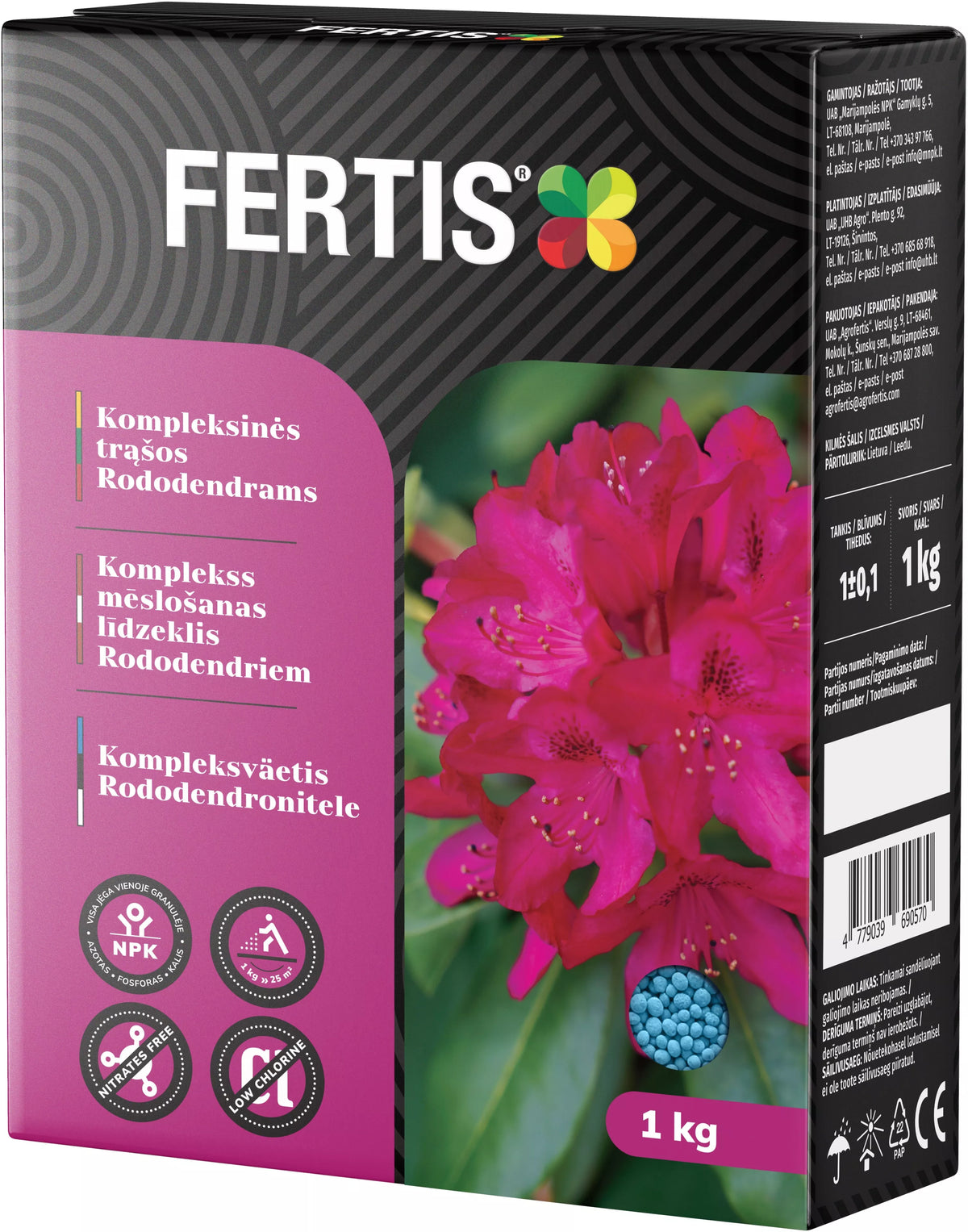Îngrășământ complex pentru rododendroni, 1kg