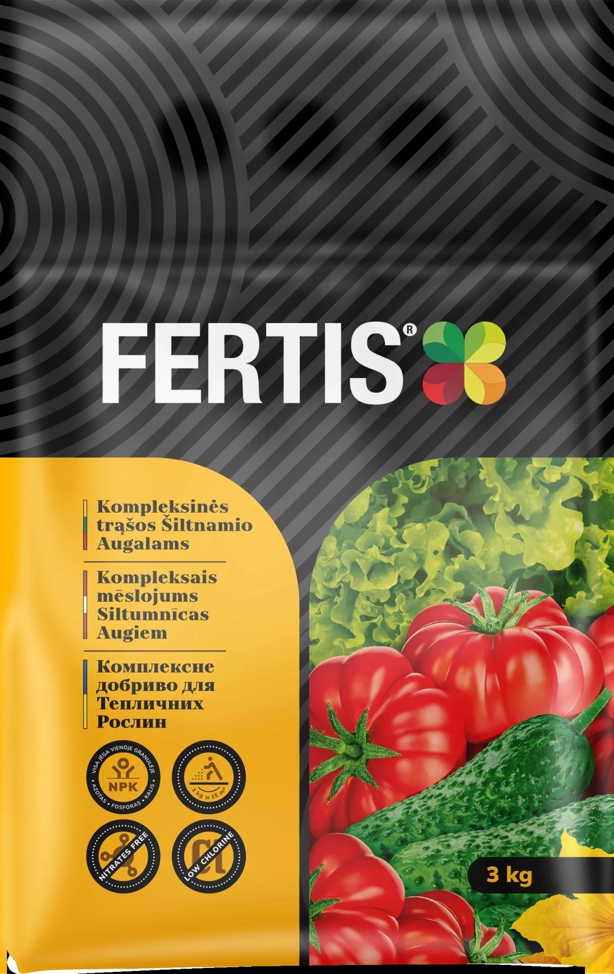 Îngrășământ complex pentru plante de seră FERTIS, 3kg