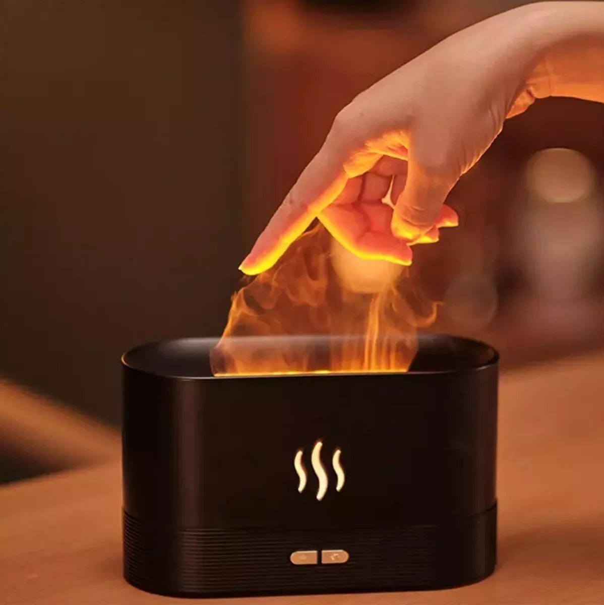 Umidificator de aer cu iluminare colorată