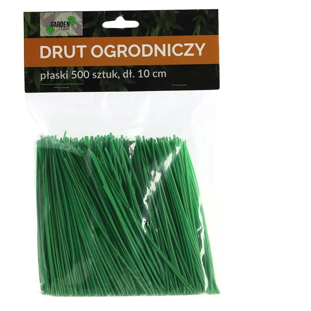 Sârmă de grădină pentru fixarea plantelor, 500 buc., 10 cm