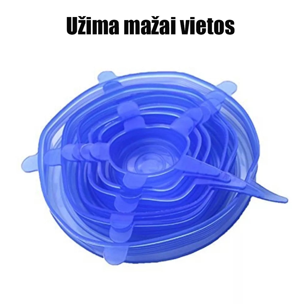 SET DE CAPACE DIN SILICON ELASTIC (6 BUC.)