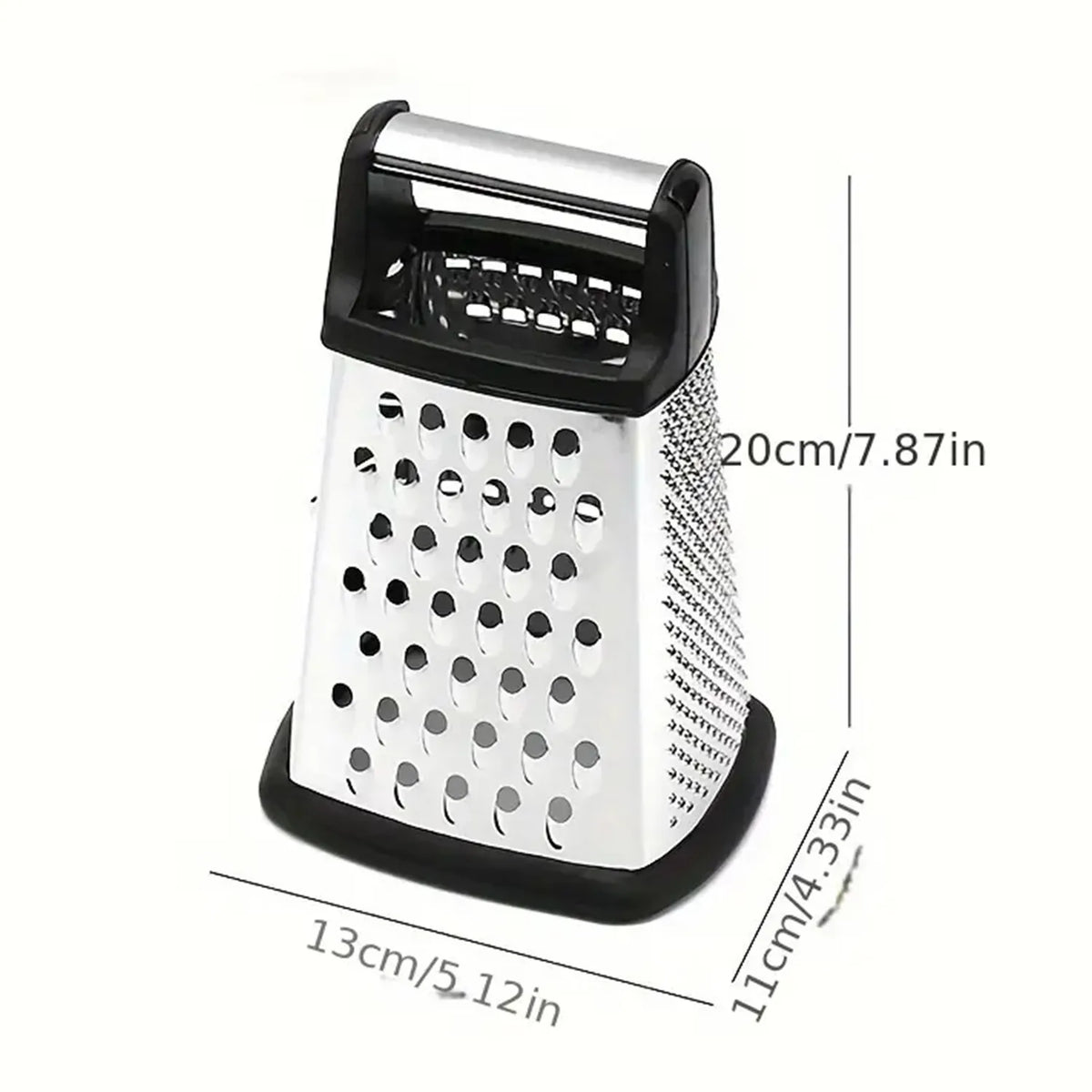 Virtuvinė tarka 20 CM. (4 pusių, nerūdijančio plieno)