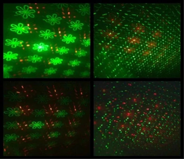 Proiector laser cu laser verde + roșu