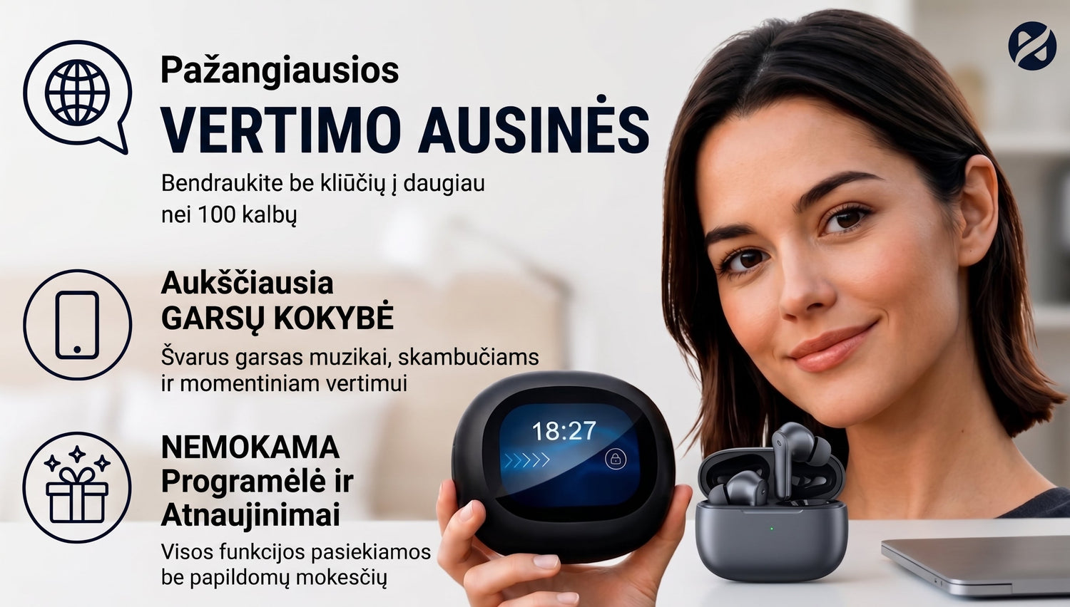 Vertimo ausinės