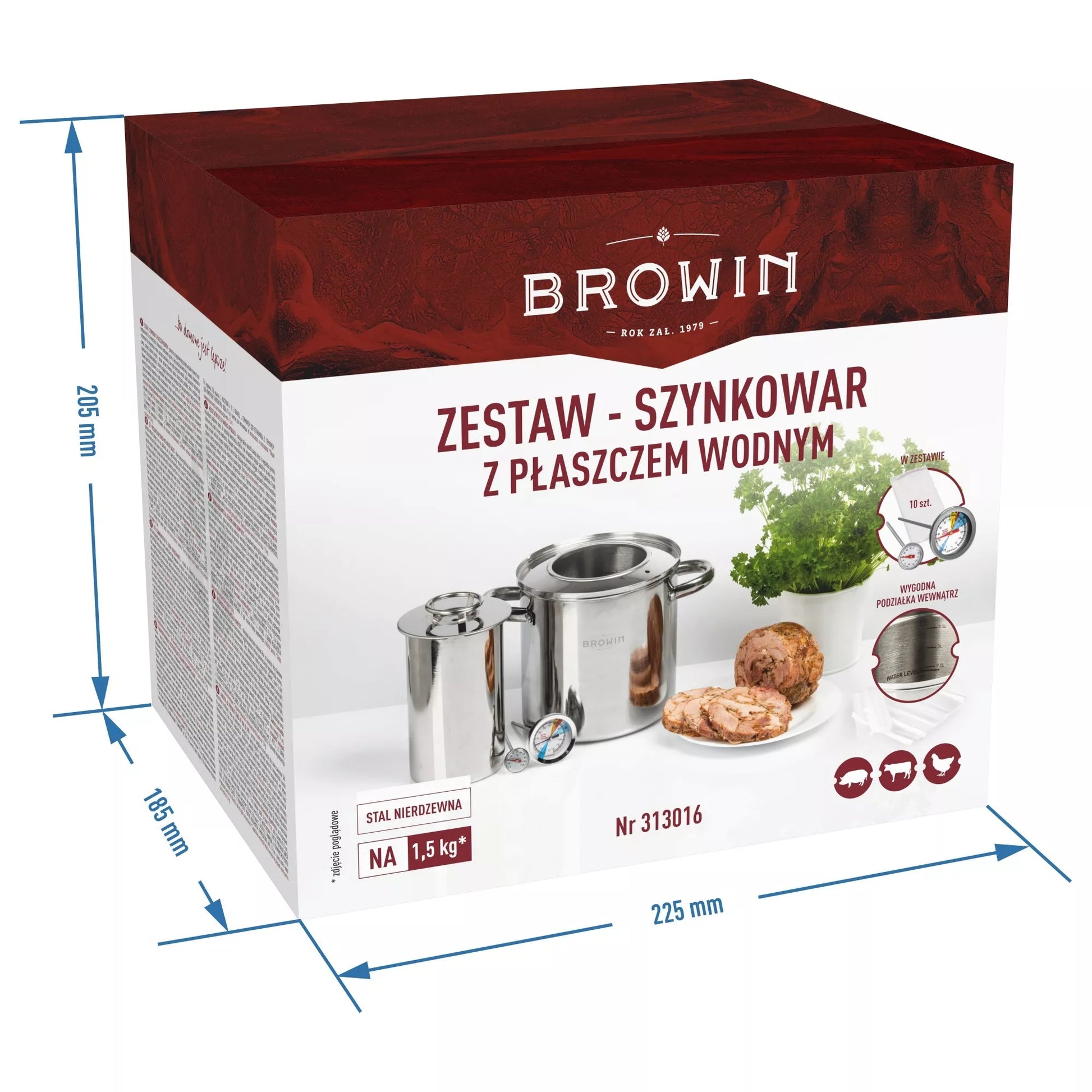 1,5 kg Aragaz pentru șuncă 1,5 kg