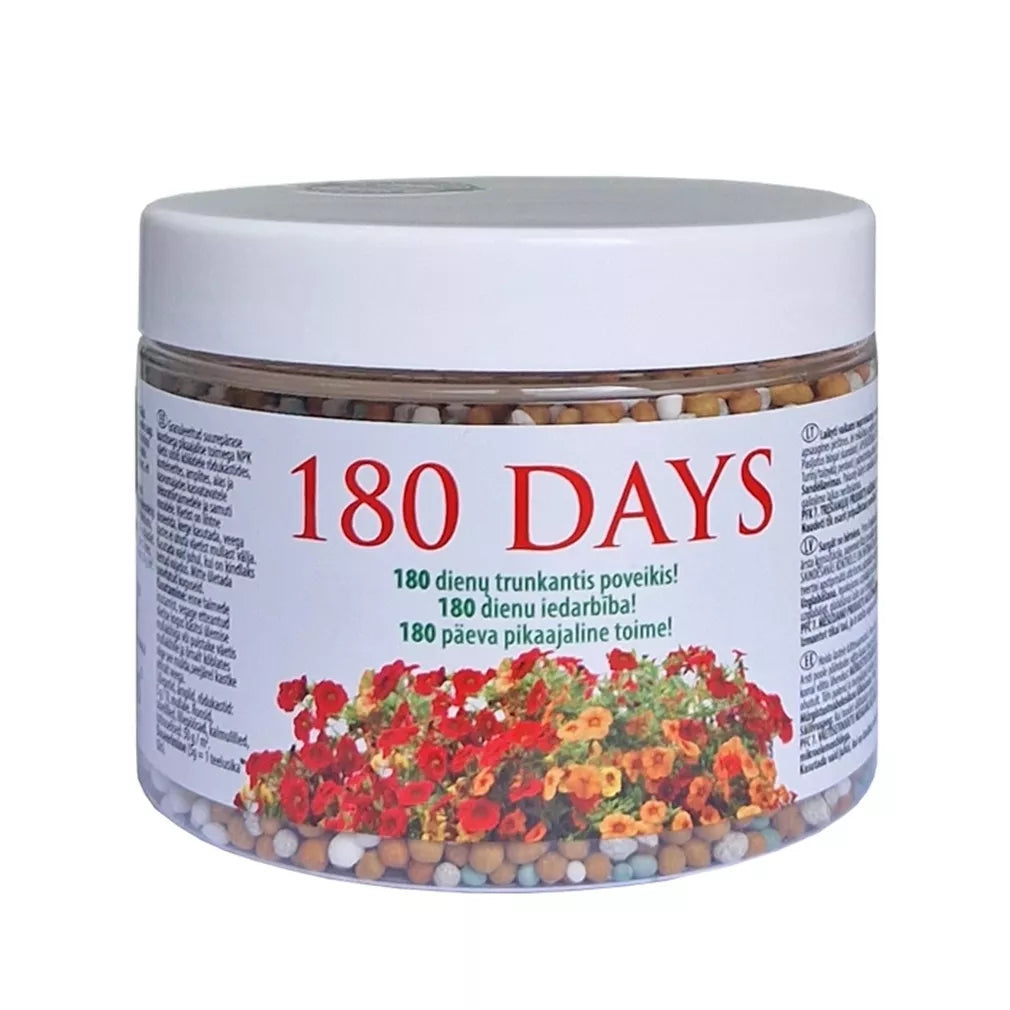 180 DAYS îngrășământ cu eliberare prelungită pentru plante cu flori, 500 g