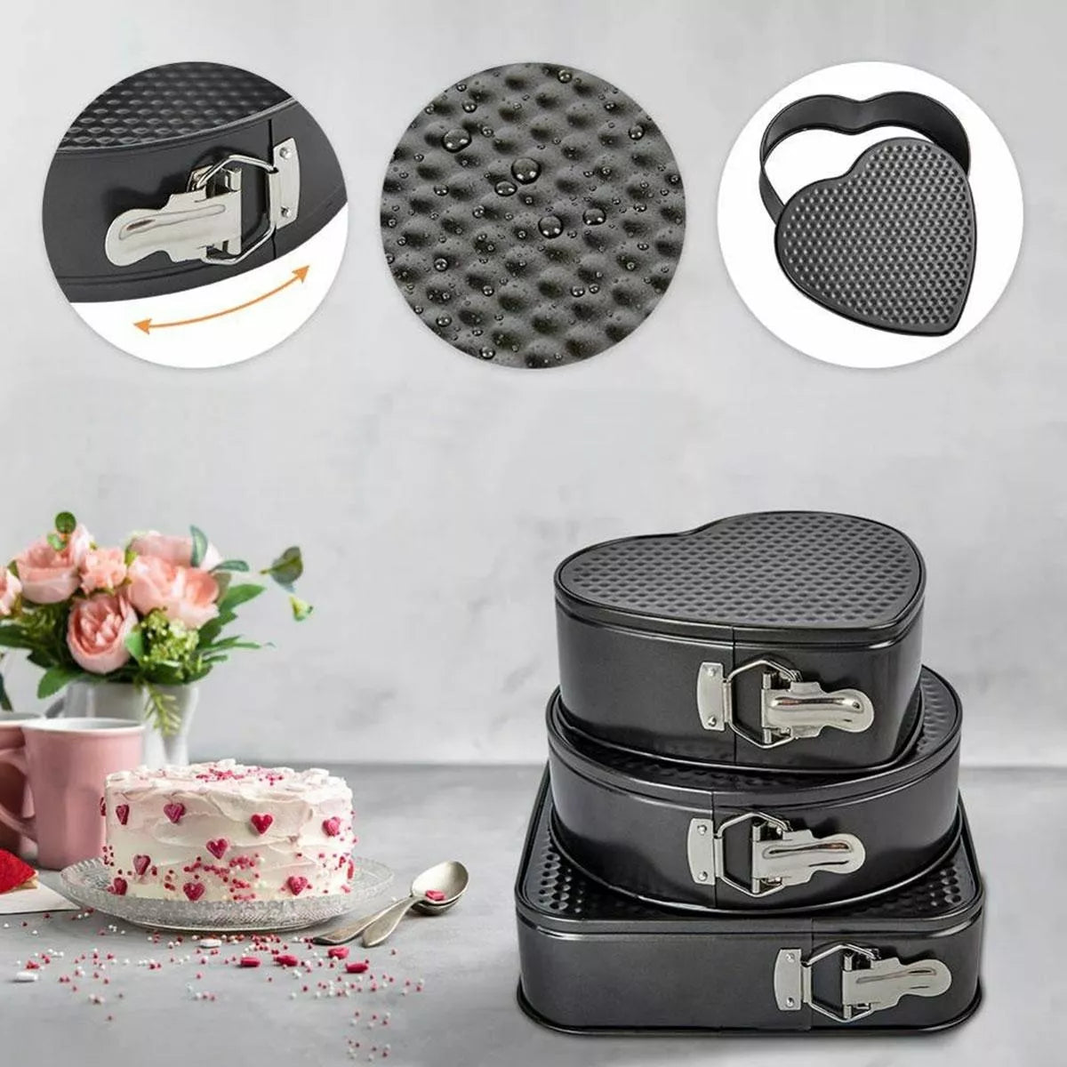 Set de 3 forme metalice