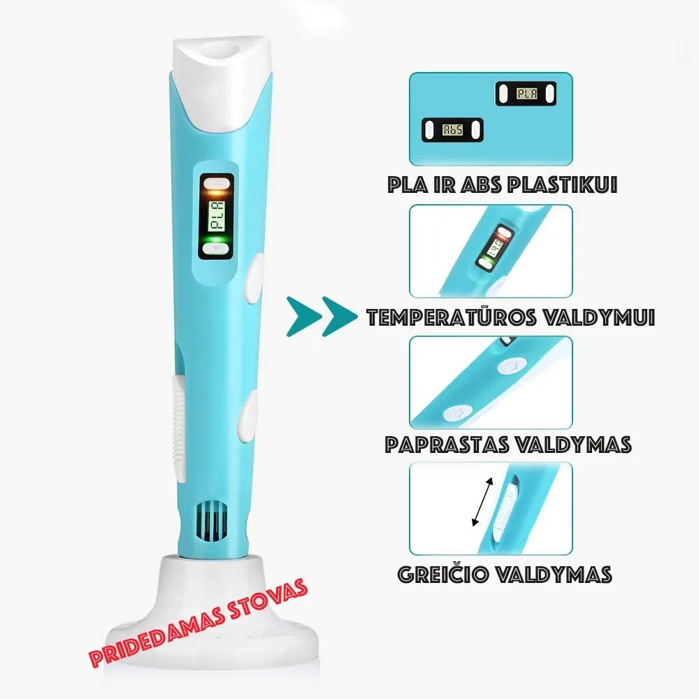 Pix 3D pentru plastic PLA și ABS