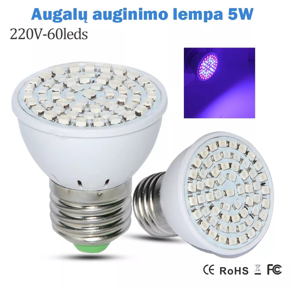 Lampă de creștere a plantelor 5W