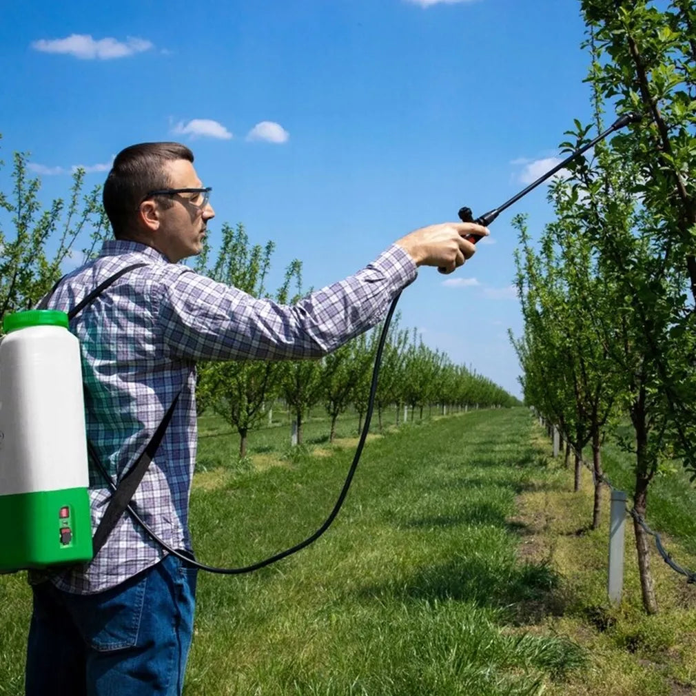 Pulverizator de grădină cu spate, cu acumulator, 16 l
