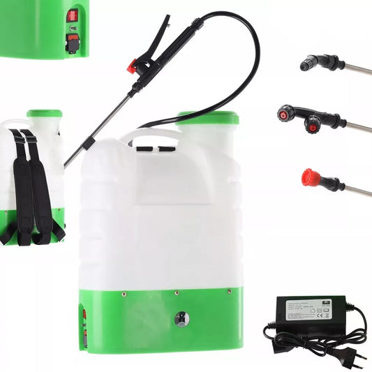 Pulverizator de grădină cu spate, cu acumulator, 16 l