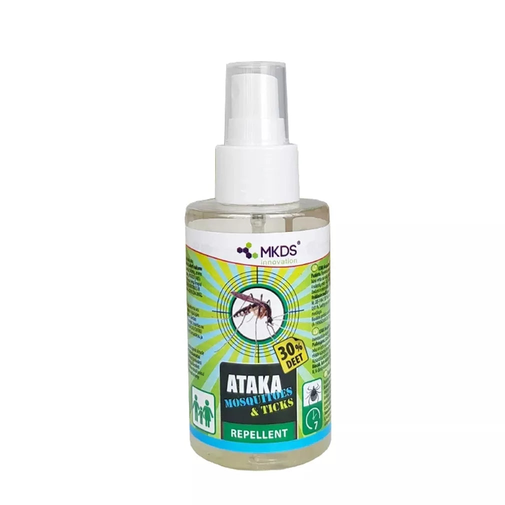 ATAKA Mosquitoes & Ticks – repelent împotriva țânțarilor și căpușelor, 100 ml