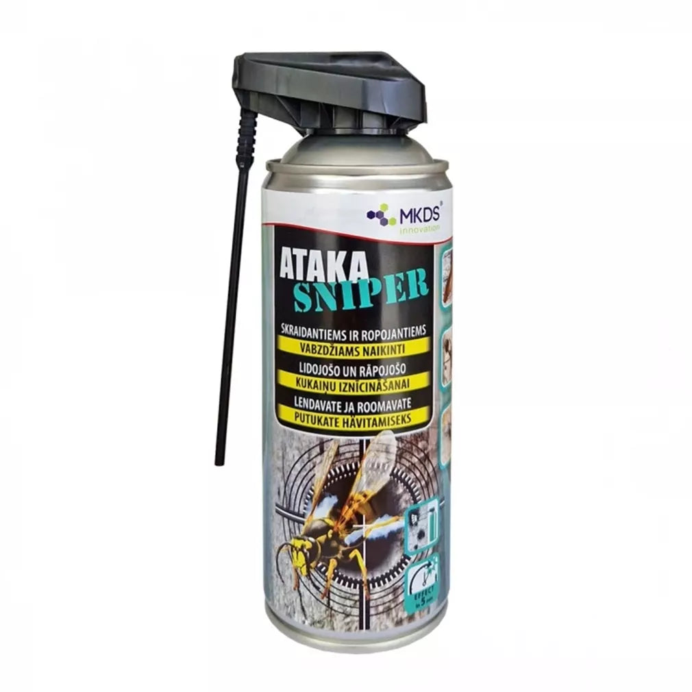 Ataka SNIPER insecticid pentru insecte zburătoare și târâtoare, 400 ml