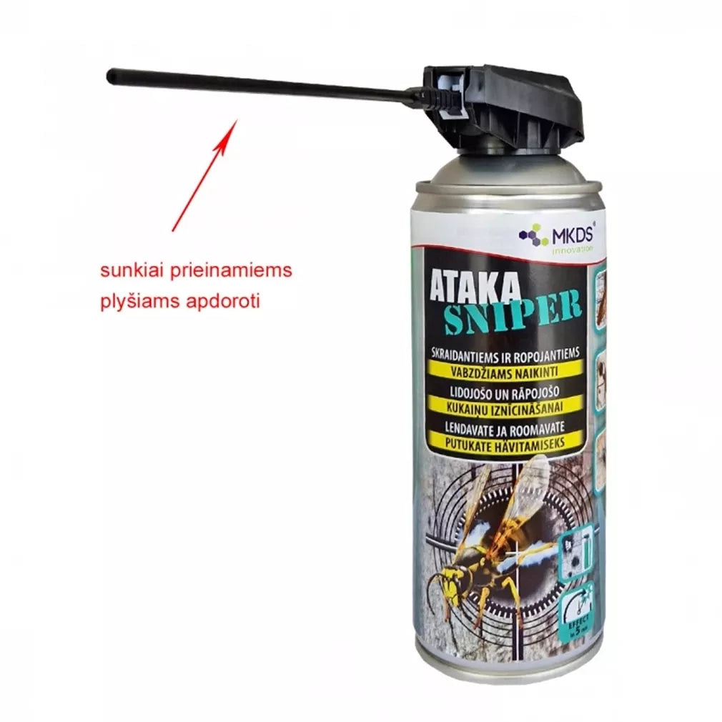 Ataka SNIPER insecticid pentru insecte zburătoare și târâtoare, 400 ml
