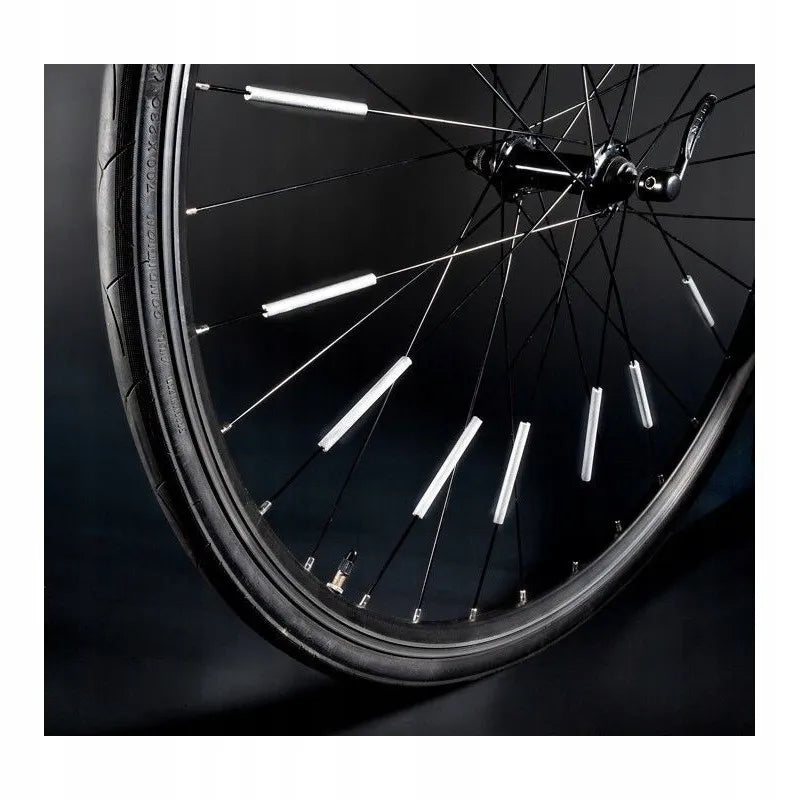 Benzi reflectorizante pentru spițele bicicletei, 12 buc.