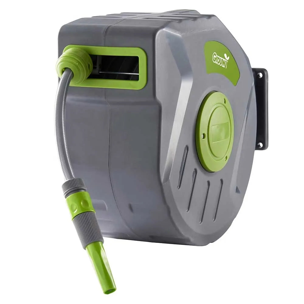 Tambur automat pentru furtun cu suport – 20 m (montare pe perete)