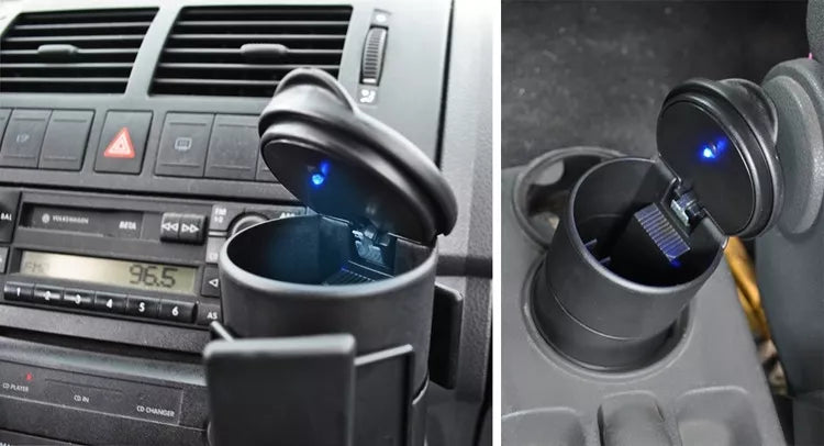 Scrumieră auto cu LED