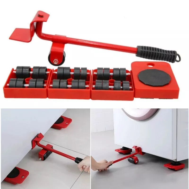 Set de Platforme de Ridicare și Transport pentru Mobilier pe Roți