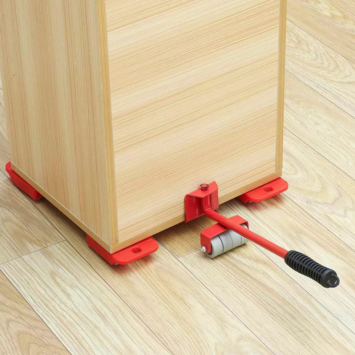 Set de Platforme de Ridicare și Transport pentru Mobilier pe Roți