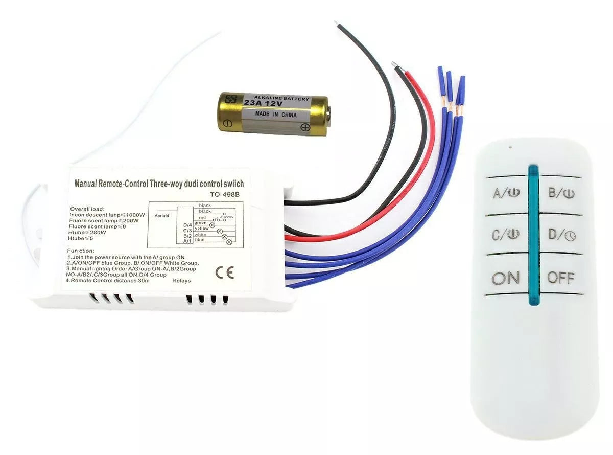 Comutator de iluminat wireless TO498B