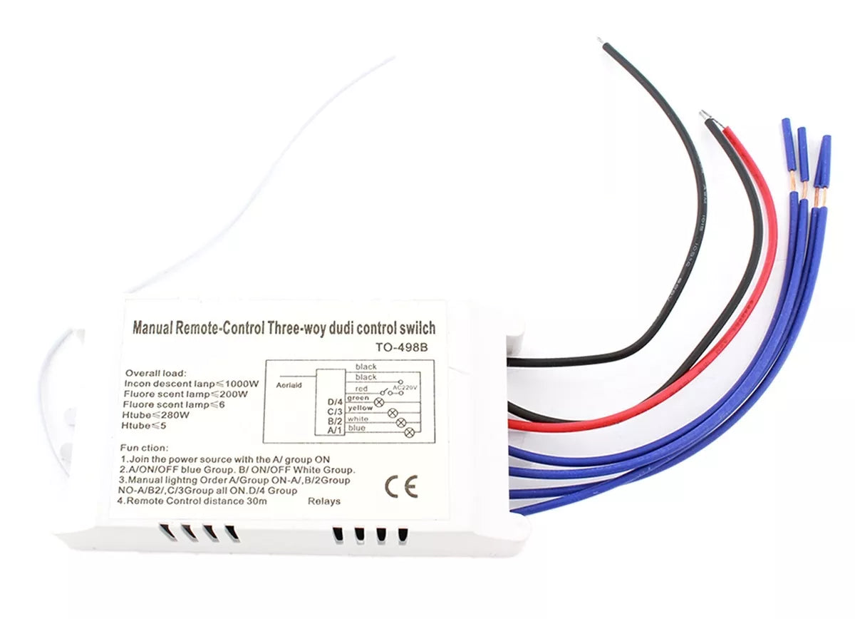 Comutator de iluminat wireless TO498B