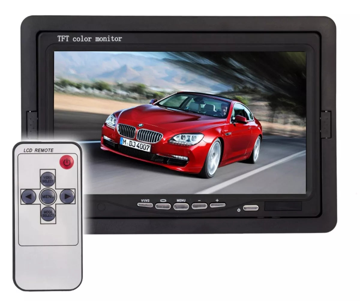 Cameră video wireless pentru monitorizarea vederii din spate a automobilului + LCD 7"