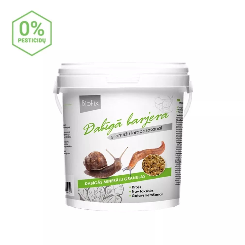 BIOFIX barier mecanic natural împotriva melcilor și limacșilor 1,5 kg