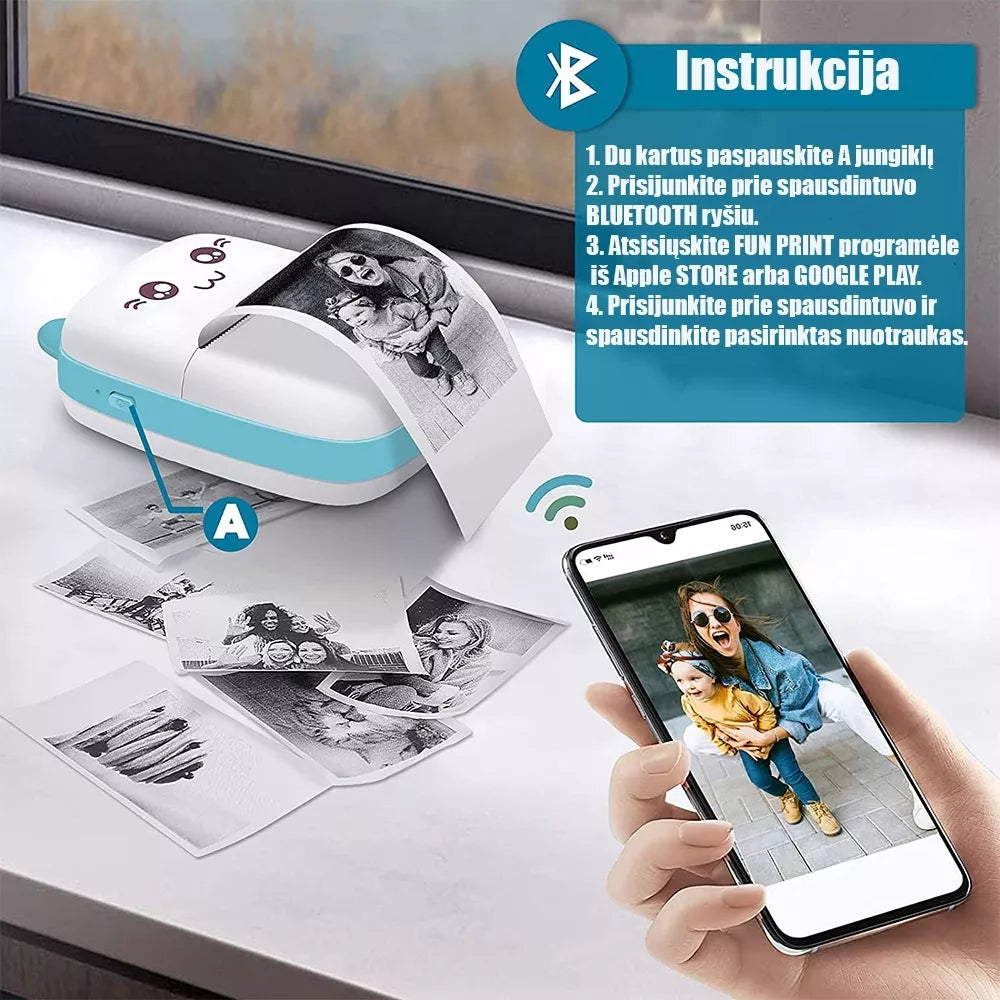 Imprimantă portabilă Bluetooth
