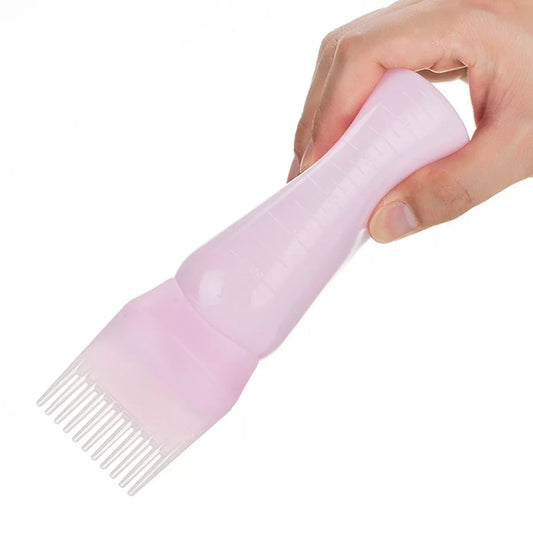 Sticluță cu pieptene pentru vopsirea părului