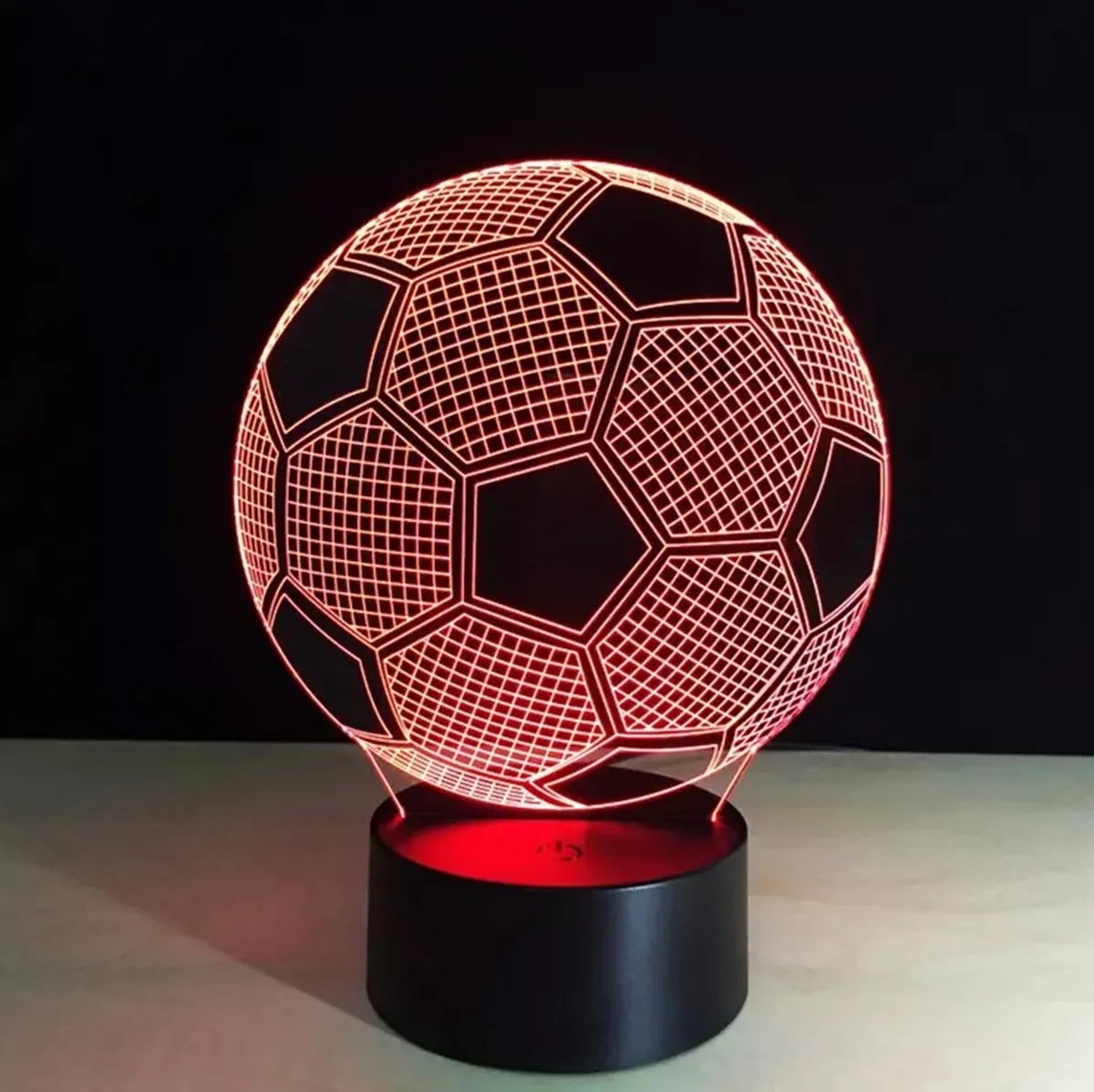 Lampă LED decorativă, în formă de minge de fotbal