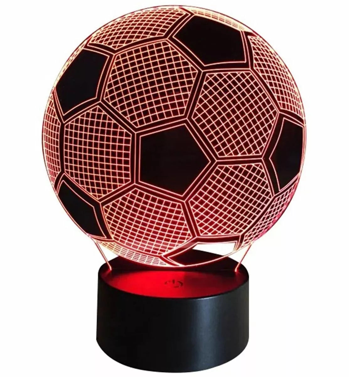 Lampă LED decorativă, în formă de minge de fotbal