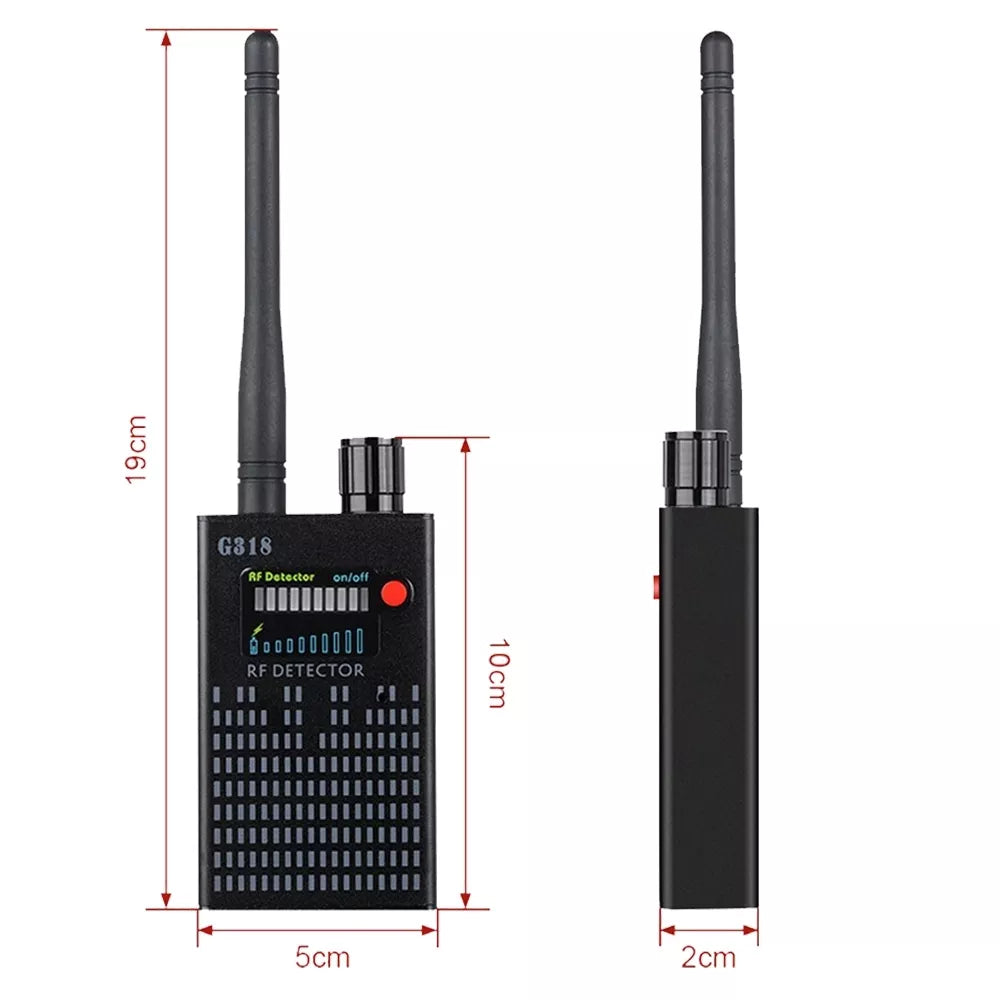 Detector pentru identificarea microfoanelor