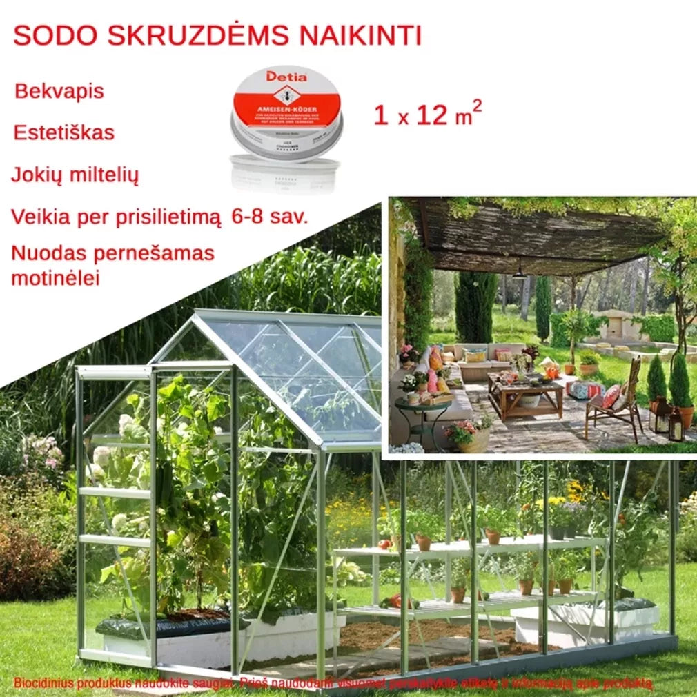 Cutie cu momeală DETIA pentru eliminarea furnicilor din grădină