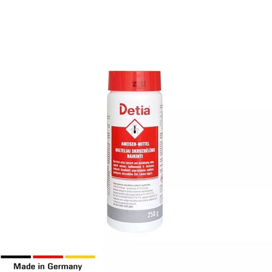 DETIA pudră pentru eliminarea furnicilor, 250 g