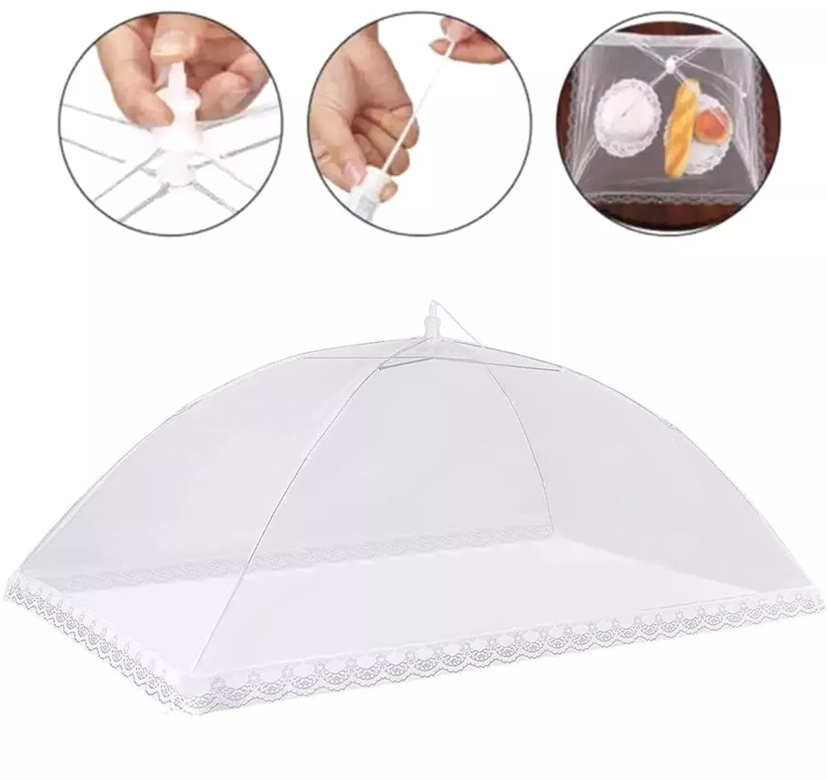 Plasă mare împotriva țânțarilor, în formă de umbrelă