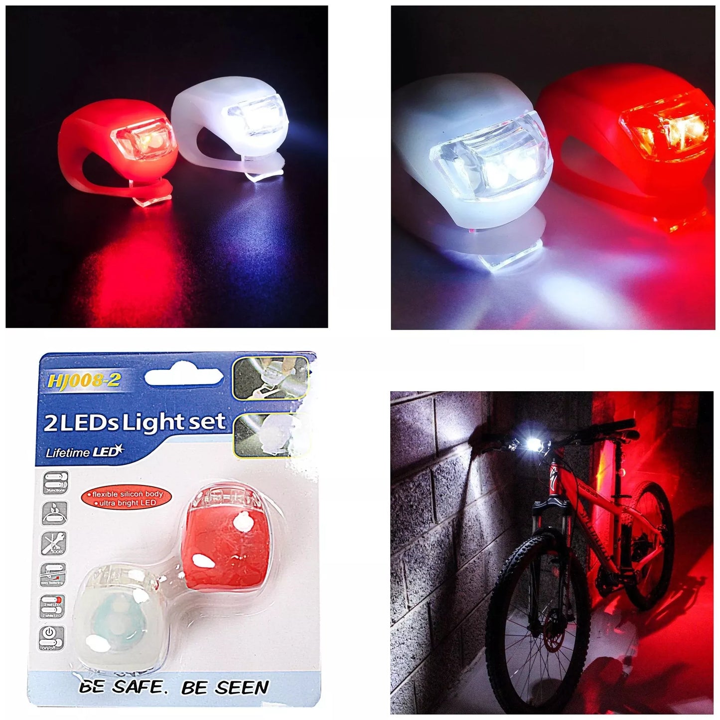 Lămpi pentru bicicletă 2 buc.