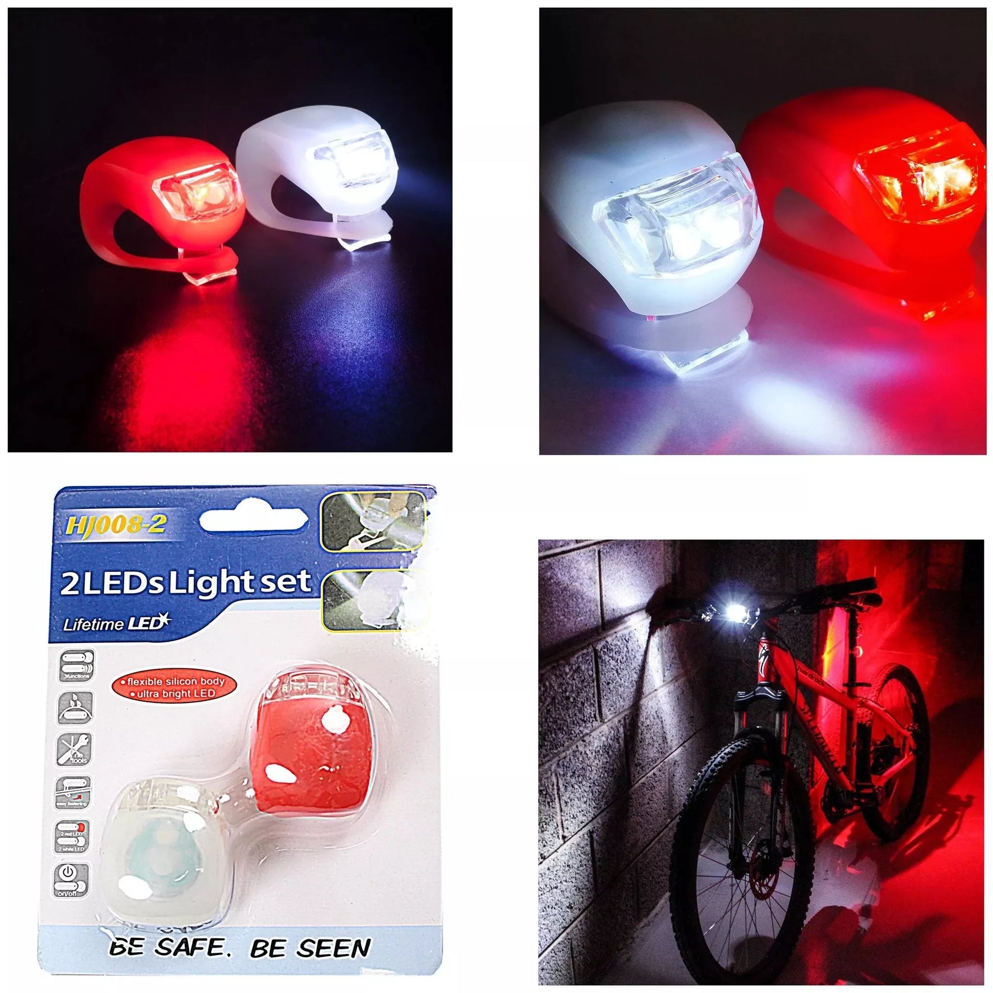 Lămpi pentru bicicletă 2 buc.