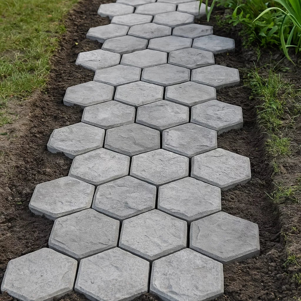 Formă pentru pavele din beton (formă tip fagure), 36 x 36 x 4 cm