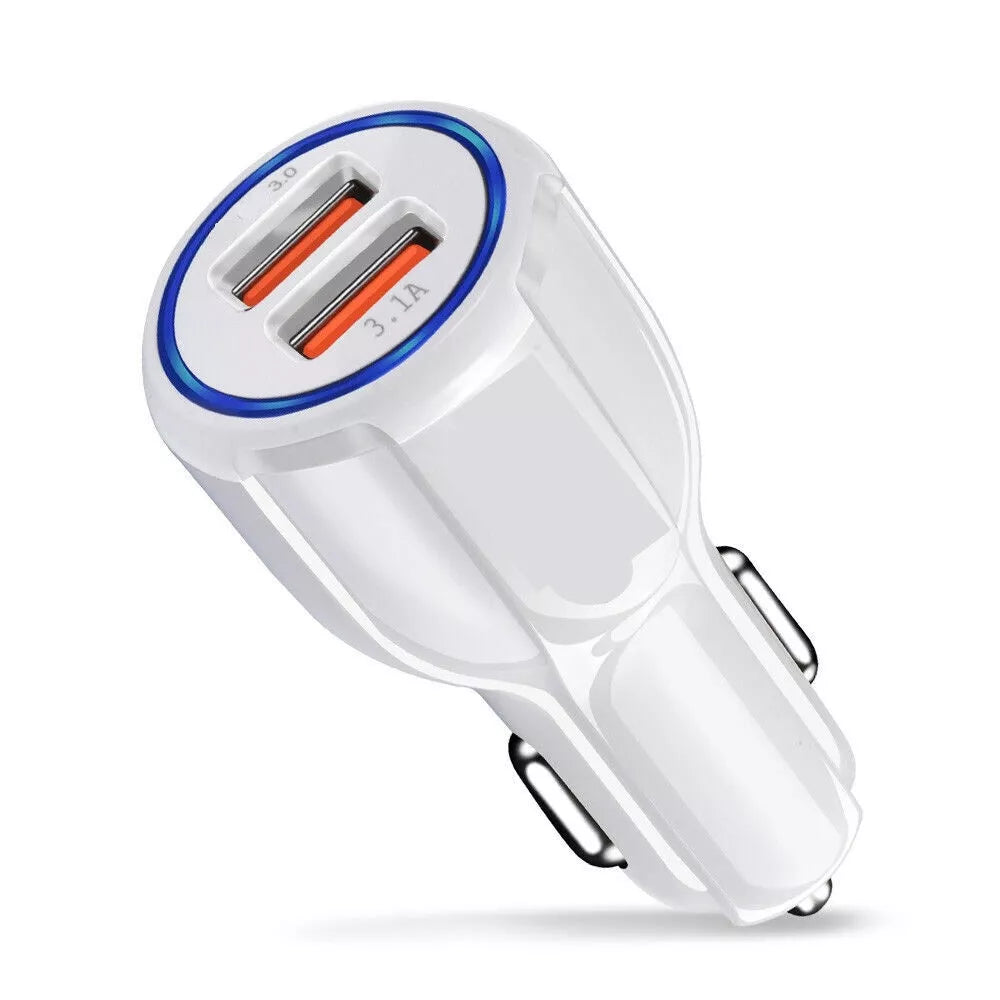 Încărcător auto cu încărcare rapidă SAM. Adaptor 2 X USB 3.0 FAST