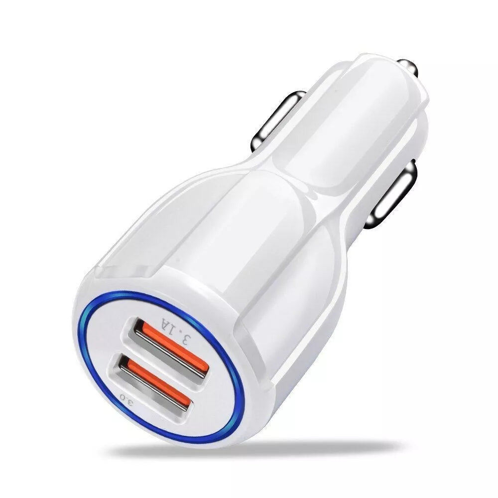 Încărcător auto cu încărcare rapidă SAM. Adaptor 2 X USB 3.0 FAST