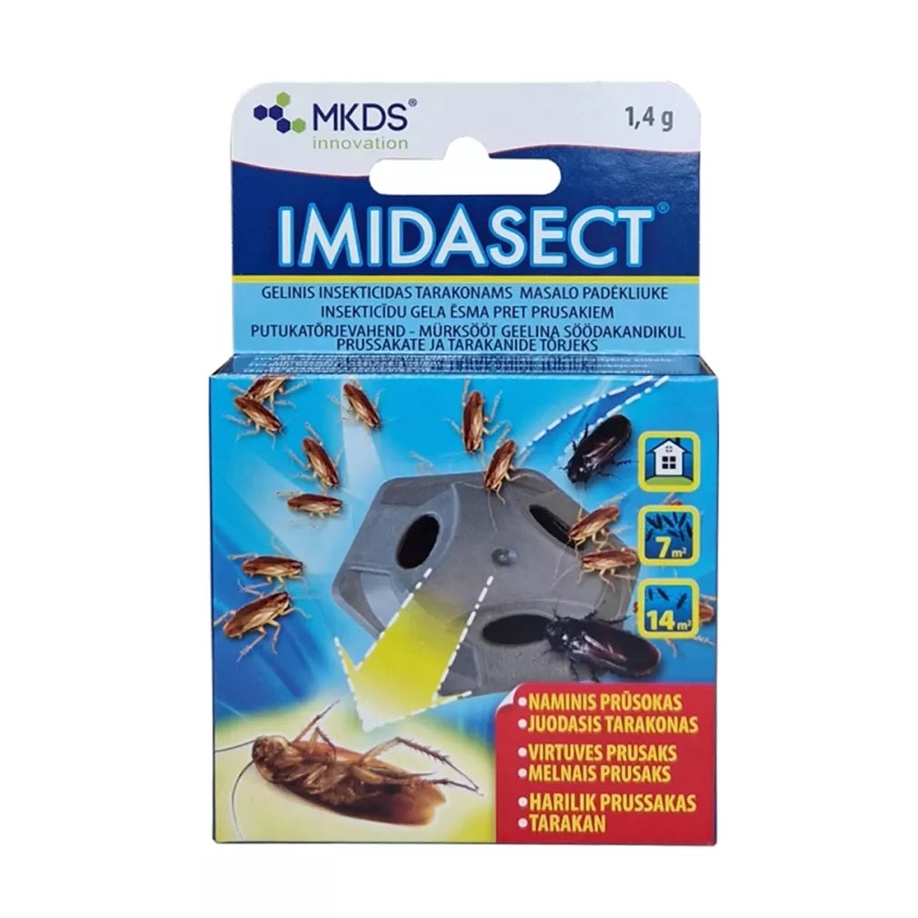 Imidasect 1,4 g, insecticid gelatinos sub formă de momeală în tăviță pentru eliminarea GÂNDACILOR