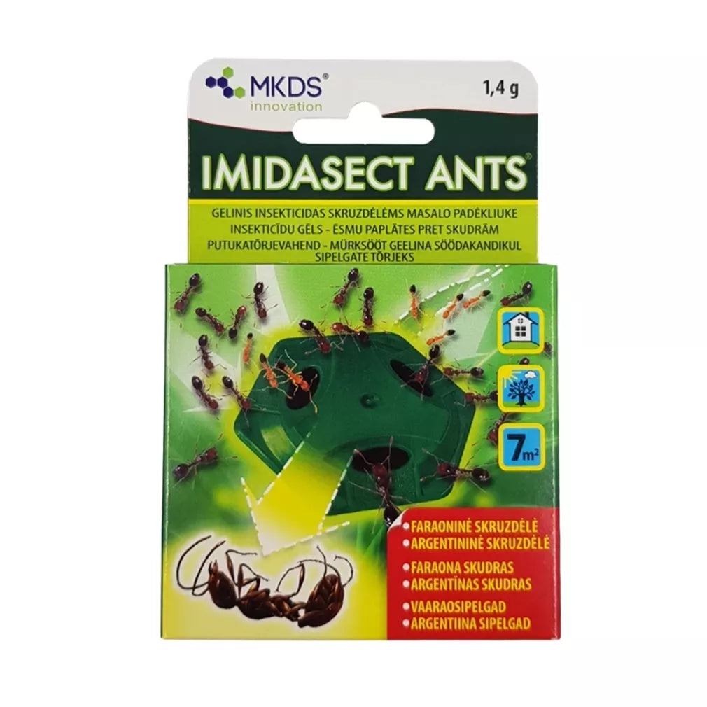 Imidasect Ants, 1,4 g, insecticid gel în recipient de momeală pentru eliminarea furnicilor