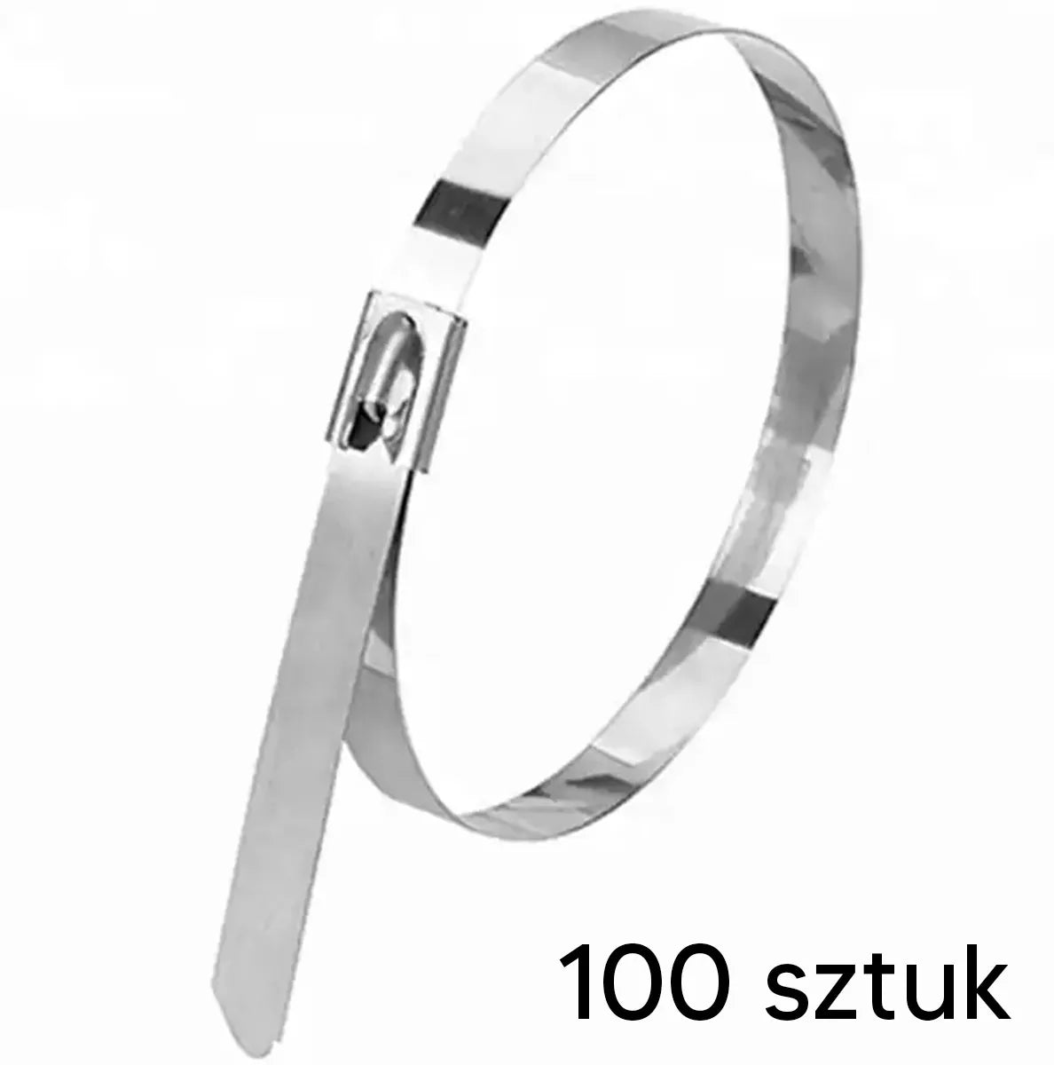 Set de bride pentru cabluri, 100 buc.
