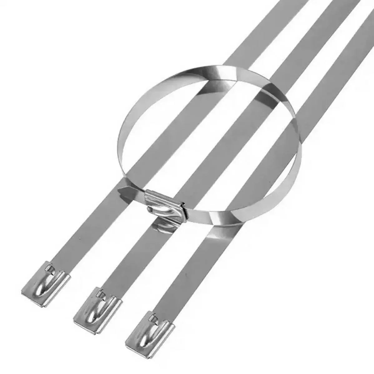 Set de bride pentru cabluri, 100 buc.