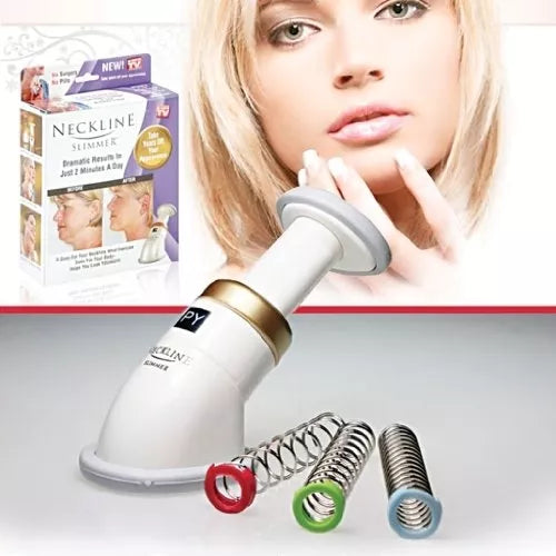 Masajator și antrenor pentru gât, bărbie și gușă „Neckline Slimmer”